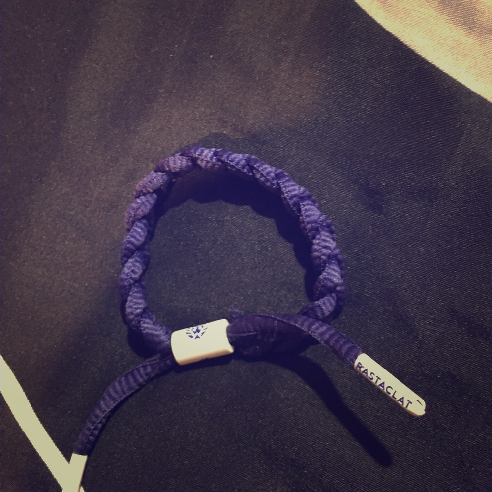 Rastaclat blue shoelace bracelet